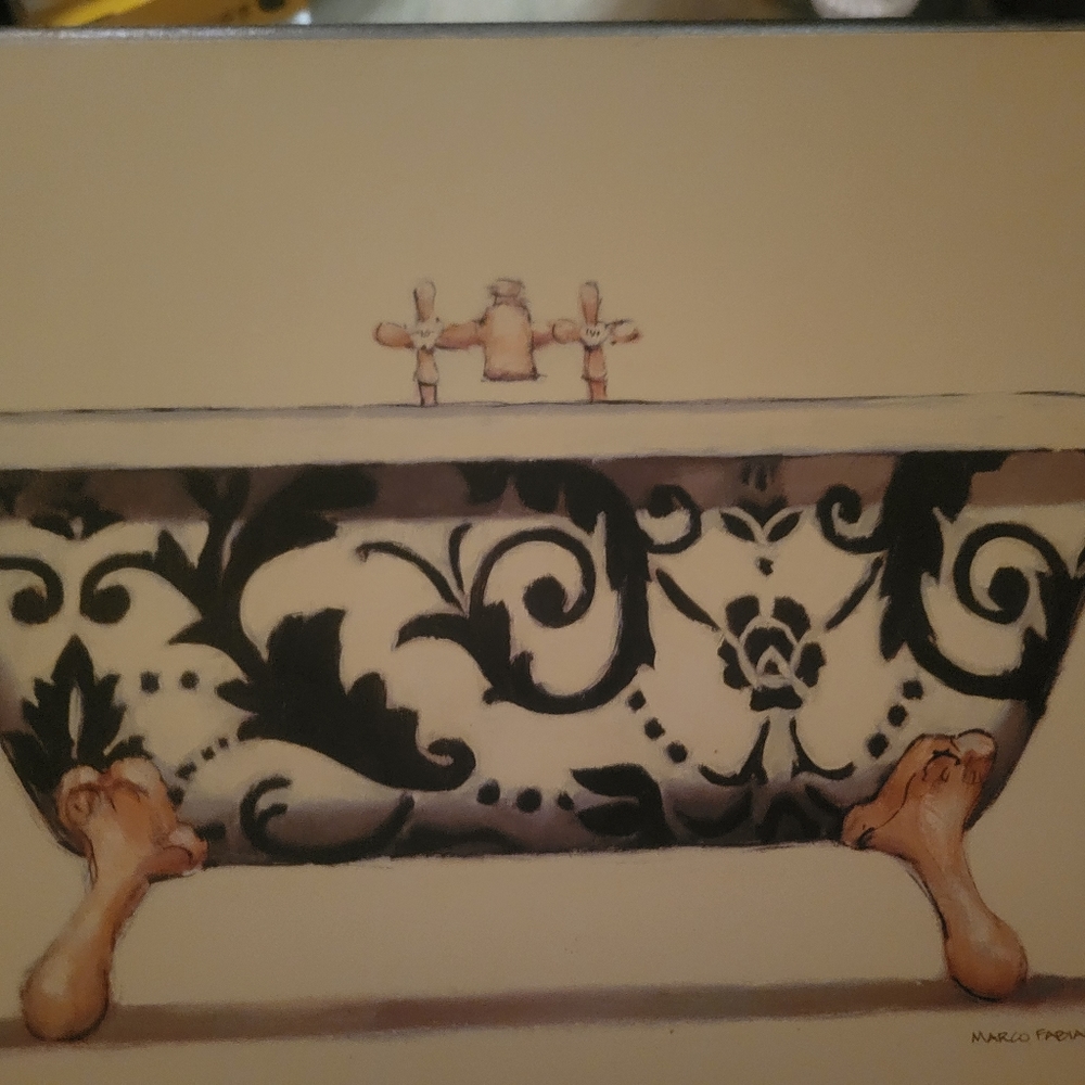 Marco Fabiano's SCROLL BATH Wood Print